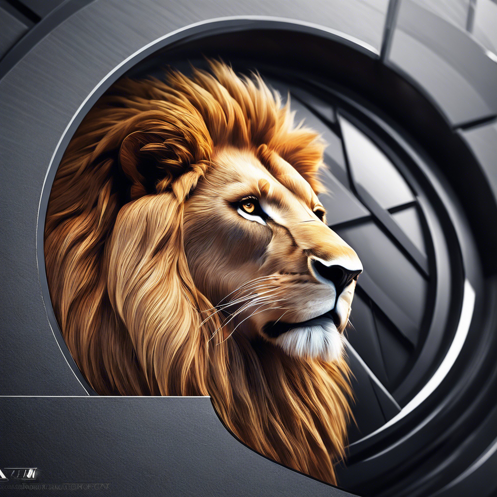 Incasa family lion crest — AI art by Aaron Incasa